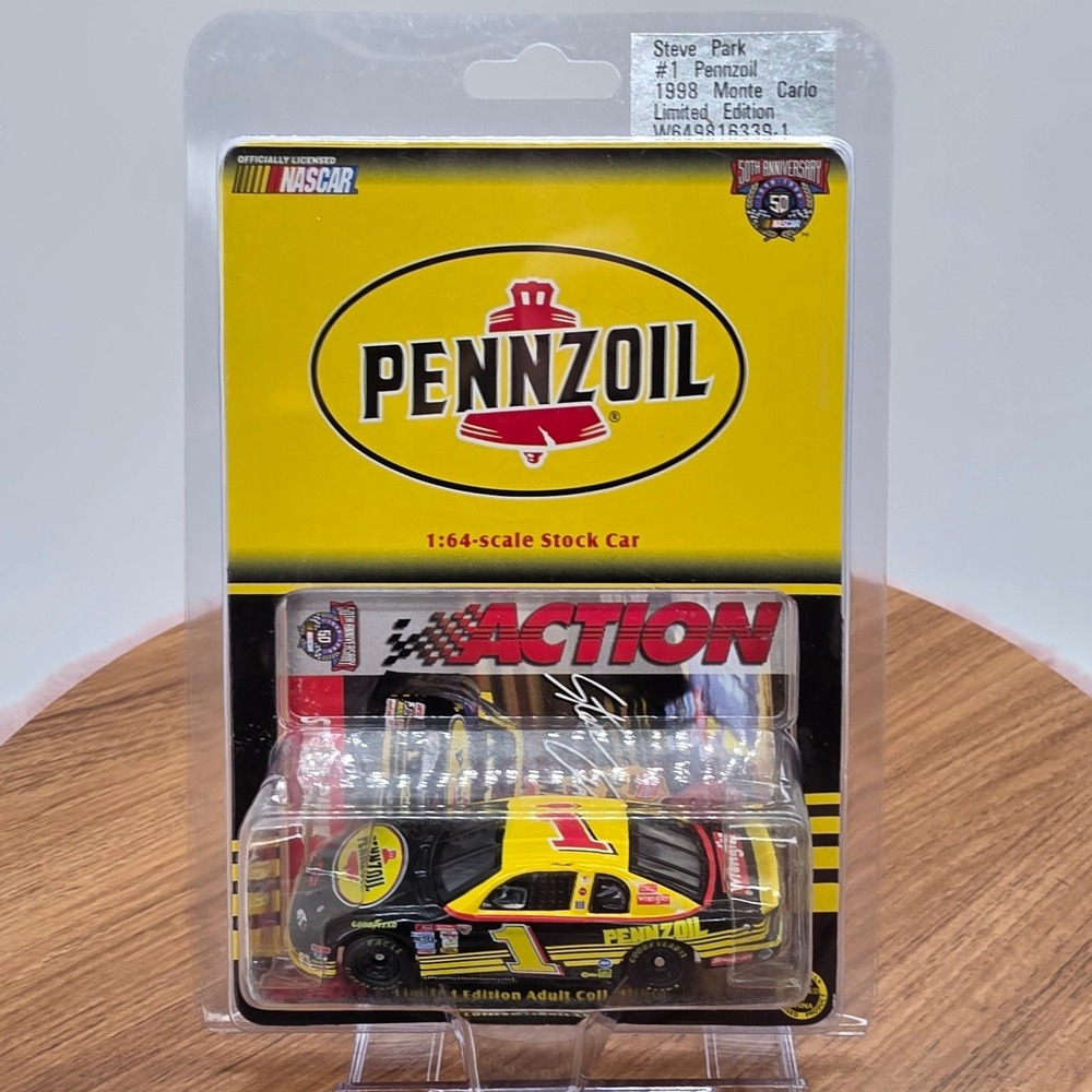 Steve Park 1 Pennzoil 1998 Monte Carlo Limited Edition 1:64 Action NASCAR Diecas